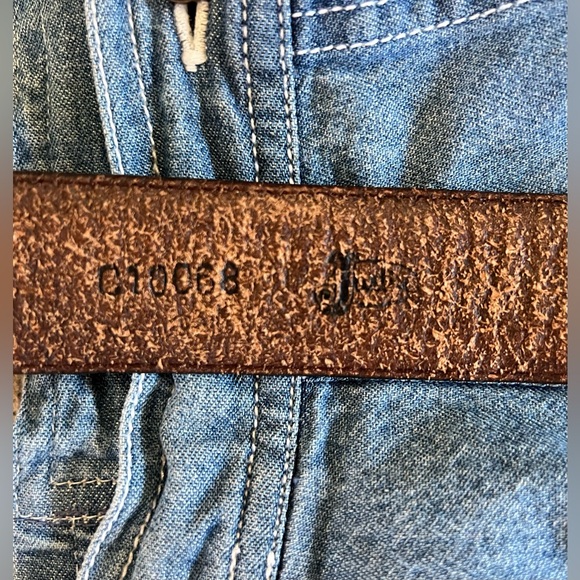 Vintage Justin Top Grain Western Belt